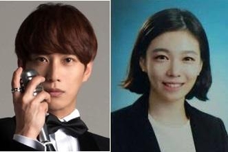 왼쪽은 가수 김원준, 오른쪽은 이은정 검사